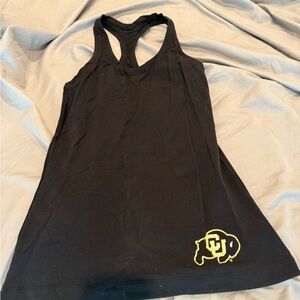 Black Lulu Tank Top with CU Logo